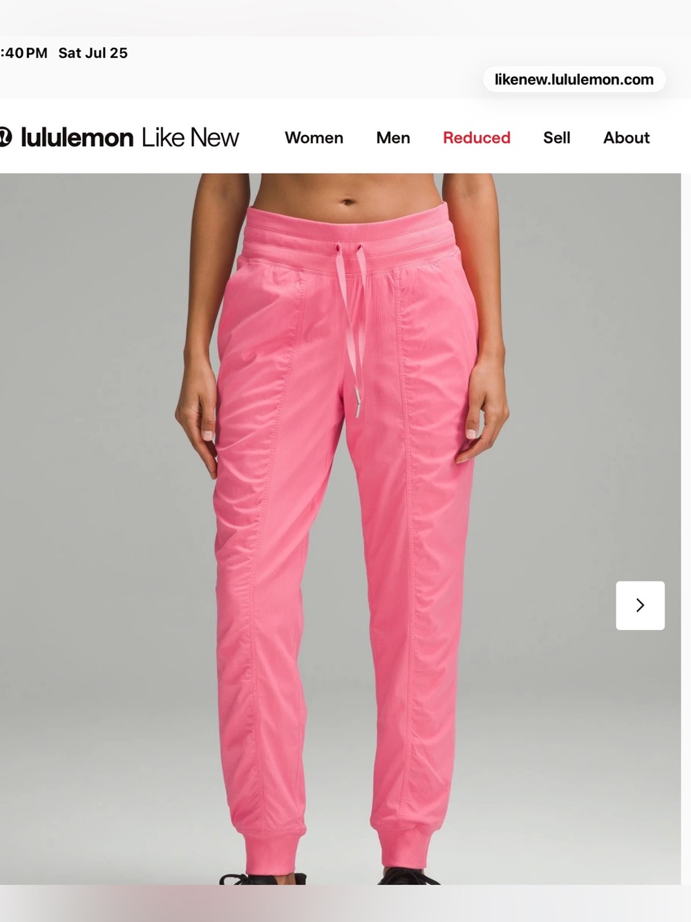 lululemon athletica Sakura Pink Track Joggers